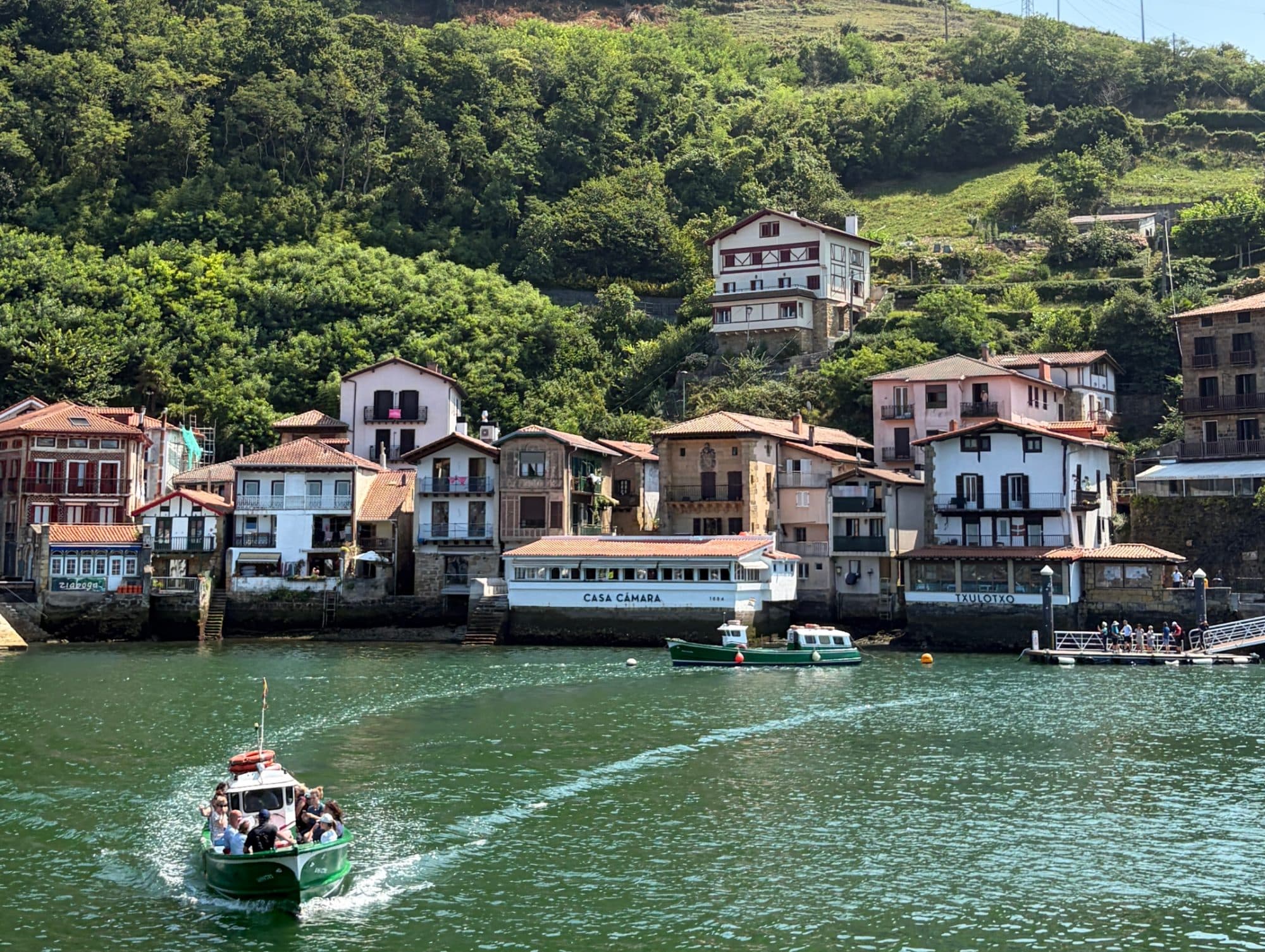 Casa Camara San Sebastian. Alleen per boot bereikbaar.